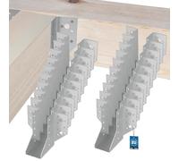 KOTARBAU® 25 x Suspension de poutre 10,8 x 4,5 cm | Support de poutre en acier galvanisé | Suspension de poutre en bois à l'extérieur | Sabot Charpente