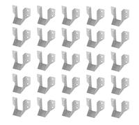 KOTARBAU® 25 x Suspension de poutre 10 x 6 cm | Support de poutre en acier galvanisé | Suspension de poutre en bois à l'extérieur | Sabot Charpente
