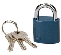 KOTARBAU® Antivol en fonte 30 mm pour sécurité anti-effraction - Cadenas universel avec boîtier bleu
