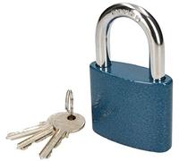 KOTARBAU® Antivol en fonte 60 mm pour sécurité anti-effraction - Cadenas universel avec boîtier bleu