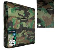 KOTARBAU® Bâche de Protection Extérieur Polyéthylène 10 x 12 m Camouflage 80 g/m² Bâche Anti UV Bache Remorque Bache Impermeable Exterieu