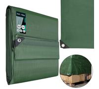 KOTARBAU® Bâche de Protection Extérieur 10x15 m Vert Olive 110 g/m² Polyéthylène Bâche Anti UV Bache Remorque Bache Impermeable Exterieu