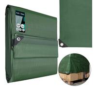 KOTARBAU® Bâche de Protection Extérieur Polyéthylène 15 x 20 m Vert Olive 120 g/m² Bâche Anti UV Bache Remorque Bache Impermeable Exterieu