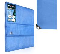 KOTARBAU® Bâche de Protection Extérieur 5 x 6 m, Bleu, 60 g/m² | Polyéthylène, Bâche Anti UV, Bache Remorque, Bache Impermeable Exterieu