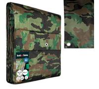 KOTARBAU® Bâche de Protection Extérieur 8 x 10 m, Camouflage, 90 g/m² | Polyéthylène, Bâche Anti UV, Bache Remorque, Bache Impermeable Exterieu
