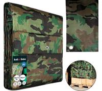 KOTARBAU® Bâche de Protection Extérieur Polyéthylène 10 x 12 m Camouflage 80 g/m² Bâche Anti UV Bache Remorque Bache Impermeable Exterieu
