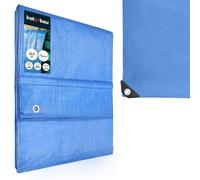 KOTARBAU® Bâche de Protection Extérieur - Polyéthylène - 2 x 3 m - Bleu - 75 g/m² - Bâche avec œillets - Anti UV - Toile de Protection - Couverture Impermeable Exterieu