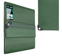 KOTARBAU® Bâche de Protection Extérieur - Polyéthylène - 3 x 3 m - Vert Olive - 120 g/m² - Bâche avec œillets - Anti UV - Toile de Protection - Couverture Impermeable Exterieu