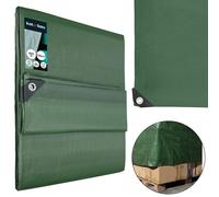KOTARBAU® Bâche de Protection Extérieur Polyéthylène 4 x 5 m Vert Olive 120 g/m² Bâche Anti UV Bache Remorque Bache Impermeable Exterieu