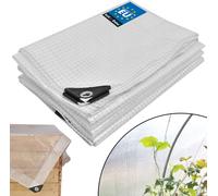 KOTARBAU® Bâche De Protection Extérieur Polyéthylène 5 x 8 m Transparent 120 g/m2 Bâche Imperméable Extérieur Renforcée Avec Œillets anti UV
