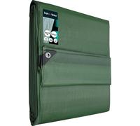 KOTARBAU® Bâche de Protection Extérieur Polyéthylène 6 x 10 m Vert Olive 120 g/m² Bâche Anti UV Bache Remorque Bache Impermeable Exterieu
