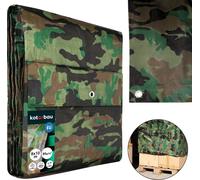 KOTARBAU® Bâche de Protection Extérieur Polyéthylène 8 x 10 m Camouflage 80 g/m² Bâche Anti UV Bache Remorque Bache Impermeable Exterieu