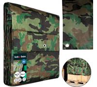 KOTARBAU® Bâche de Protection Extérieur Polyéthylène 8 x 12 m Camouflage 80 g/m² Bâche Anti UV Bache Remorque Bache Impermeable Exterieu