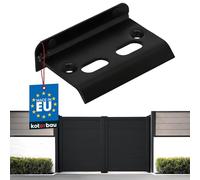 KOTARBAU Béquille de traction - 150 x 100 x 67 mm - Noir - À visser - Pour butée de portail