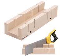 KOTARBAU® Boîte à onglets en bois pour scie Gehrungslade 300 x 60 x 100 mm