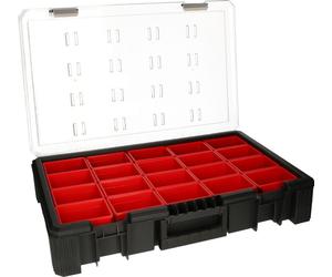 KOTARBAU® Boîte d'assortiment portable WRC 39x60x11 cm Boîte de rangement à compartiments en polycarbonate Haute qualité