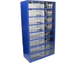 KOTARBAU® Boîte de rangement d'atelier avec tiroirs 306x551x155 Coffret de tri 8M4G Magasin de petites pièces en métal