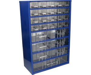 KOTARBAU® Boîte de rangement pour atelier avec tiroirs 306x460x155 Coffret de tri 20K6M1G Magasin pour petites pièces en métal