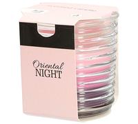 KOTARBAU® Bougie parfumée en flacon de verre, parfum de Nuit Orientale, Bougies décoratives, Bougie en verre parfumée, Bougie aromatique, Durée 28 h, Idée de cadeau, Couleur Rose