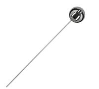 KOTARBAU® Boule de jardin avec tige - Longueur : 101 cm - Diamètre : 15 cm - Avec tige - En acier inoxydable - Pour l'extérieur - Effet miroir