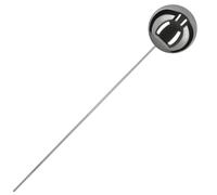 KOTARBAU® Boule de jardin avec tige - Longueur : 101 cm - Diamètre : 20 cm - Avec tige - En acier inoxydable - Pour l'extérieur - Effet miroir