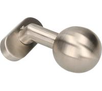 KOTARBAU® Bouton de porte en acier inox Bouton de porte couronné Bouton boule Rosette ovale Poignée de porte fixe Poussoir de porte Ferrure de porte Mat Universal Inox forme sphérique