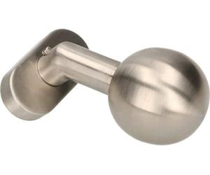 KOTARBAU® Bouton de porte en acier inox Bouton de porte couronné Bouton boule Rosette ovale Poignée de porte fixe Poussoir de porte Ferrure de porte Mat Universal Inox forme sphérique