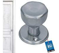 KOTARBAU® Bouton de Porte Tournant Argent Quincaillerie de Porte Poignée Acier Laqué 1 pièce Partie Supérieure Durable