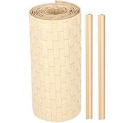 KOTARBAU® Brise-vue, en rotin synthétique, solide, pour jardin et balcon, 19 x 255 cm, biodégradable, plusieurs couleurs, esthétique durable, beige
