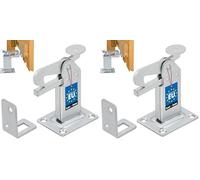 KOTARBAU® Butoir de porte 97 mm - Montage au sol - En acier massif - 97 mm (Lot de 2)