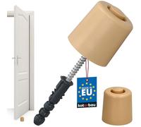KOTARBAU® Butoir de porte à visser - 43 mm - Beige - Butoir de porte - Montage au sol - Butoir de porte - En caoutchouc (1 pièce)