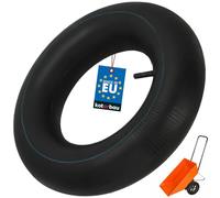 KOTARBAU® Chambre à Air Brouette - Gomme - 4.00-8 - Noir - Valve Droite Standard - ⌀ 35 cm - Chambre a Air Pneu Brouette - Remplacement Pneus - Jardin - Bricolage - Agriculture