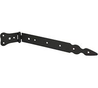 KOTARBAU® Charnière 300 mm Charnière de porte Charnière de portail En acier inoxydable Noire Solide