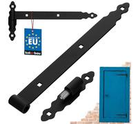 KOTARBAU® Charnière De Chantier 400 mm | Charnière Avec Roulement À Billes | Porte Lourde | De Portes | Porte Lourde | Portail En Acier Peint Par Pulvérisation