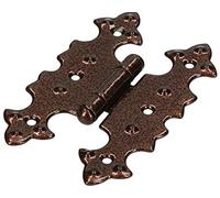 KOTARBAU® Charnière de meuble 77 mm/51 mm aspect vieilli - Charnières décoratives pour meubles - Charnières de meubles symétriques