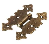 KOTARBAU® Charnière de meuble - 77 mm / 51 mm - Patine - Charnières décoratives - Charnières de meubles symétriques