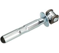 KOTARBAU® Charnière de porte réglable avec ancrage + rosace - Idéal pour charges lourdes - Cheville chimique galvanisée - M16 - Diamètre : 21 mm