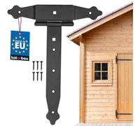 KOTARBAU® Charnière en croix - 250 mm - Ferrure de construction - Raccord en bois - Charnière en T - Revêtement par pulvérisation