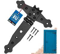 KOTARBAU Charnière noire en croix 150 mm pour portail extérieur