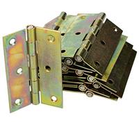 KOTARBAU® Charnières de meuble 70 x 45 mm 50 pcs. Charnières roulées Toutes les tailles Ferrure de table Ferrure de porte Ferrure de meuble Galvanisé Charnières de porte Charnière Ferrure de caisse