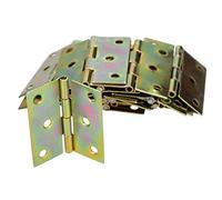 KOTARBAU® Charnières de meubles 40 x 40 mm 25 pcs. Charnières laminées Bande de table Charnière de porte Charnière de meuble Zingué Charnières de porte Charnière de coffre Charnières d'armoire