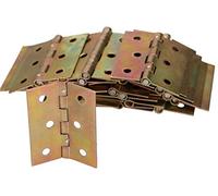 KOTARBAU® Charnières de meubles 50 x 40 mm 50 pcs. Charnières laminées Toutes les tailles Bande de table Bande de porte Bande de meuble Galvanisé Charnières de porte Charnière Bande de caisse