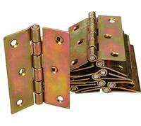 KOTARBAU® Charnières de meubles 80 x 60 mm 50 pcs. Charnières laminées Toutes les tailles Bande de table Bande de porte Bande de meuble Galvanisé Charnières de porte Charnière Bande de caisse