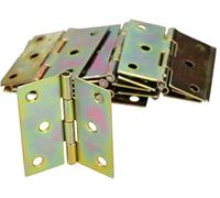 KOTARBAU® Charnières pour meubles 40 x 40 mm 50 pcs. Charnières laminées Toutes les tailles Bande de table Bande de porte Bande de meuble Galvanisé Charnières de porte Charnière pour boîte Charnières