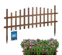 Cloture Jardin Exterieur Bois de Pin - KOTARBAU® - 85 cm - Wenge - Palissade - Facile à Installer