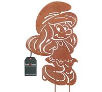 KOTARBAU® Décoration de jardin - Figurines en rouille - 55 cm - Décoration de Noël - Décoration de jardin - Décoration de jardin - Décoration de jardin - Pour l'extérieur - Grille précieuse