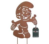 KOTARBAU® Décoration de jardin - Figurines en rouille - 55 cm - Décoration de Noël - Décoration de jardin - Décoration de jardin - Décoration de jardin - Pour l'extérieur - Grille précieuse