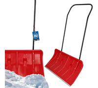 KOTARBAU® Déneigeuse à Roues 80 cm avec Profil en Aluminium et Manche en Métal Rouge Profi