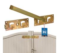 KOTARBAU® Double jeté de porte gauche et droite - Ferrure de construction - Verrou de porte - Verrou de portail - Serrure de porte - Serrure de porte