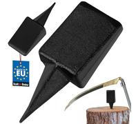 KOTARBAU Enclume Dengel, Pointue Forgée pour Le grenaillage des Lames de Faux Noir